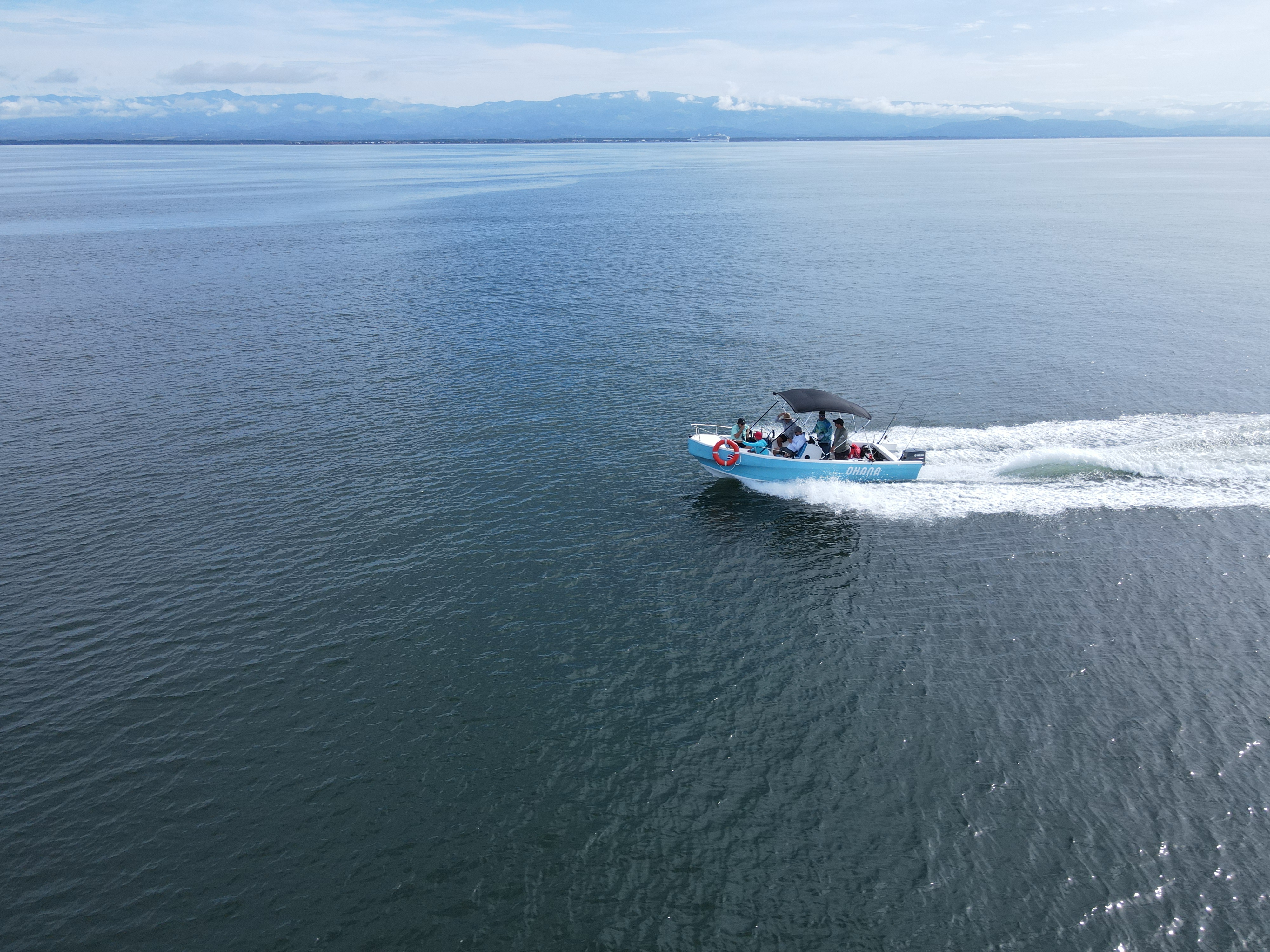 Ohana boat in Costa Rica